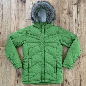 Green Columbia Sportswear Convert Snowboarding Ski Snow Jacket